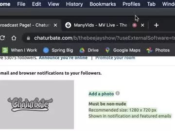 Freechat thebeejayshow on Chaturbate